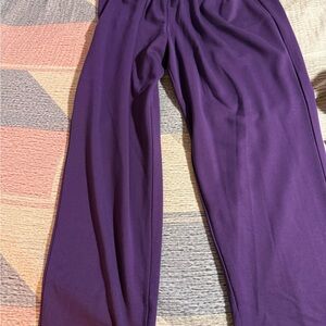 Plus size 24W Chelsea Studio purple pull on pants